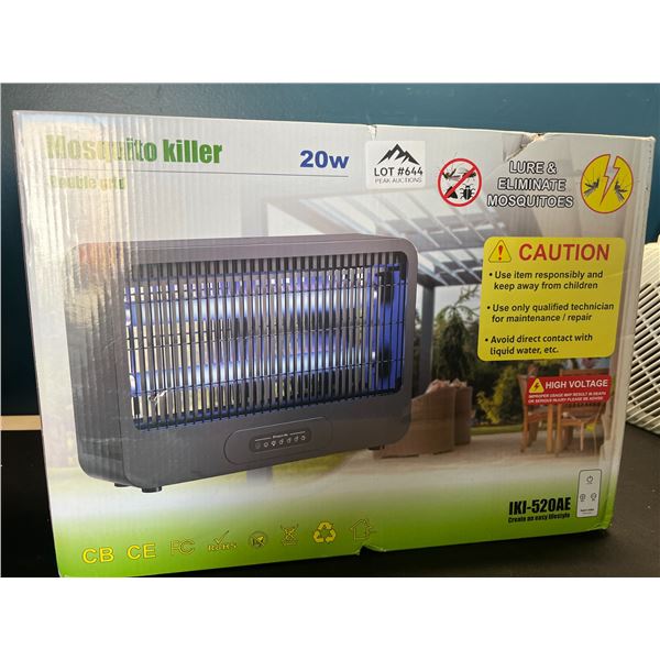 Lot of 1 Mosquito Killer Lamp/Bug Zapper w/ Remote Control