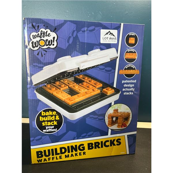Lot of 1 Building Blocks Waffle Maker Machine
