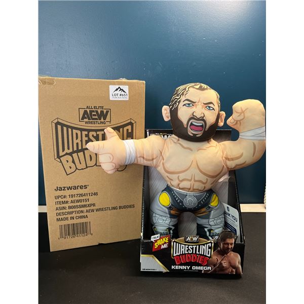 Lot of 1 All Elite Wrestling - Wrestling Buddies Plush Toy