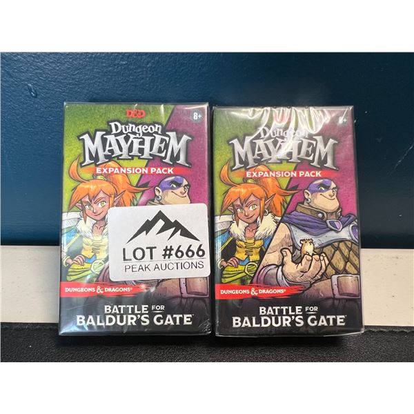 Lot of 2 D&D Dungeon Mayhem Expansion Packs