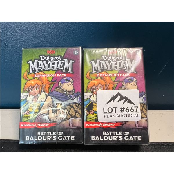 Lot of 2 D&D Dungeon Mayhem Expansion Packs