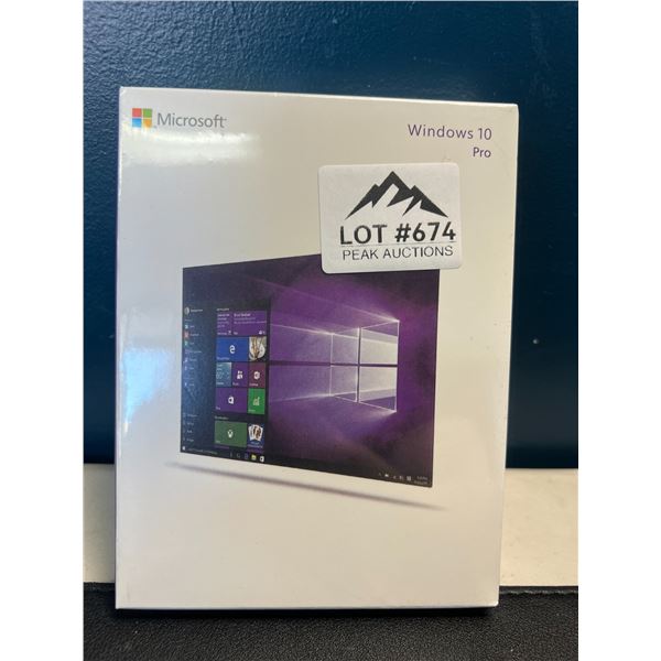 Lot of 1 Microsoft Windows 10 Pro Download Install/Software