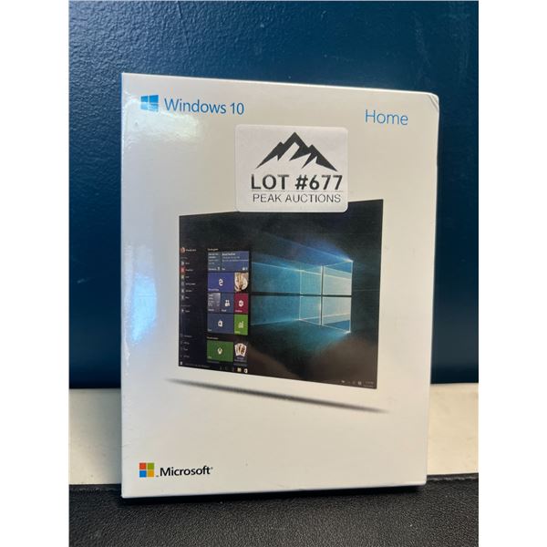 Lot of 1 Microsoft Windows 10 Home Download Install/Software