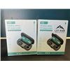 Image 1 : Lot of 2 Pairs of X8 Wireless Bluetooth Earbuds