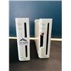 Image 1 : Lot of 2 Nintendo Wii Consoles - *Used