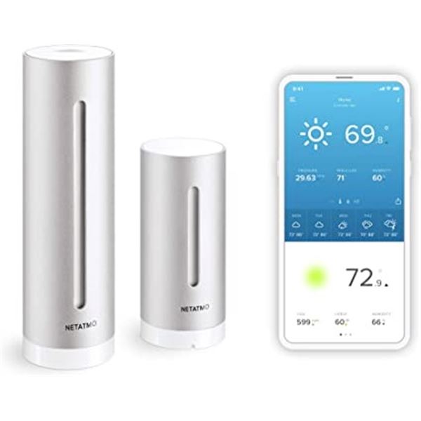 Lot of 1 Netatmo Smart Home Weather Station - *Used