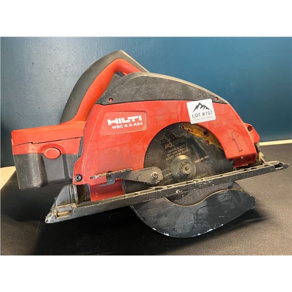 Lot of 1 Hilti Circular Saw w/ Battery - *Used