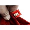 Image 9 : Chanel Red Soft Matte Caviar Leather Boy Large Flap Bag