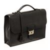 Image 2 : Hermes Black Swift Leather Sac a Depches Bag