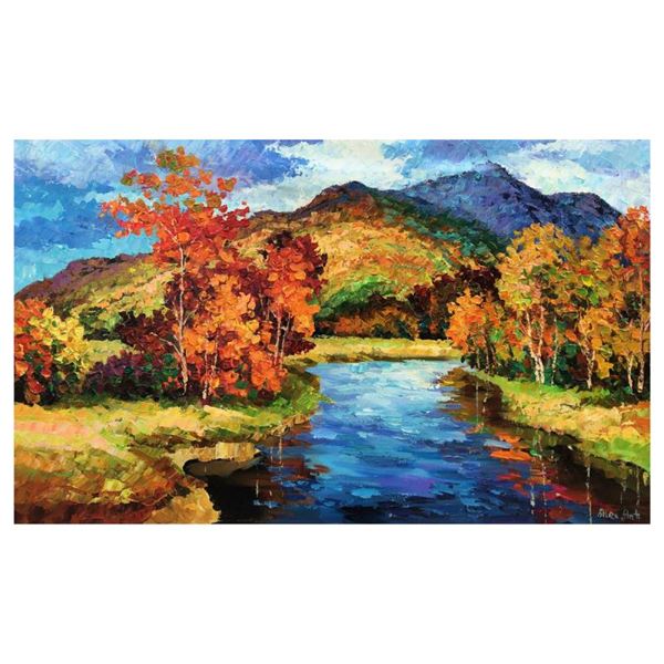 River Flows By Antanenka Original