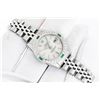 Image 6 : Rolex Ladies Quickset Silver Index Diamond & Emerald Datejust Wristwatch