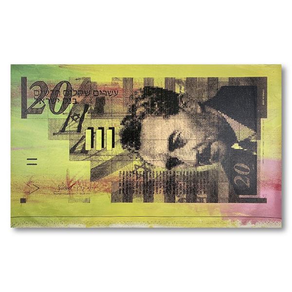 Israel Money (20) By Steve Kaufman (1960-2010)