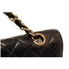 Image 6 : Chanel Black Quilted Lambskin CC Paris Single Classic Flap Shoulder Bag