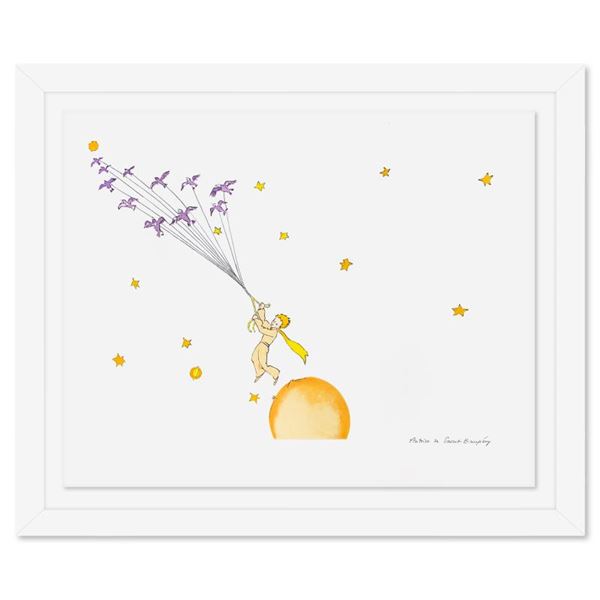 The Little Prince Flying Away By Antoine de Saint-Exupery (1900-1944)