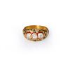 Image 1 : Vintage Southeast Asian 22k Yellow Gold & Enamel Diamond Ring