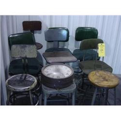 (9) SHOP STOOLS