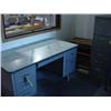 Image 1 : DESK, FILE CABINET & STAND