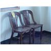 Image 1 : (2) WOOD CHAIRS