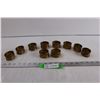 Image 1 : (10) Brass Napkin Holders