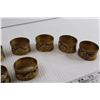 Image 3 : (10) Brass Napkin Holders