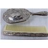 Image 4 : Vintage Silver Plated Brush and Comb