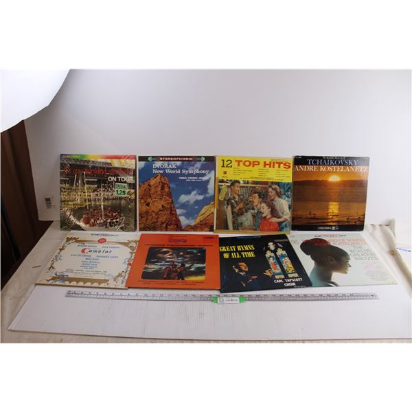 (8) Assorted Vintage Vinyl Records - Worship, Classical