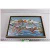 Image 3 : Framed Cross Stitch Art - 21" x 14"