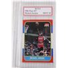 Image 2 : Vintage 1986 Michael Jordan Trading Card in Case