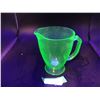 Image 1 : Uranium Glass Pitcher (Chipped)