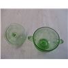 Image 4 : Uranium Glass Sugar Bowl (Chipped on Lid)