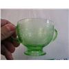 Image 5 : Uranium Glass Sugar Bowl (Chipped on Lid)