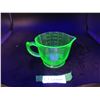 Image 1 : Uranium Glass Measuring Cup (Chipped)