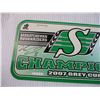 Image 2 : Saskatchewan Roughriders Autographed Plastic License Plate