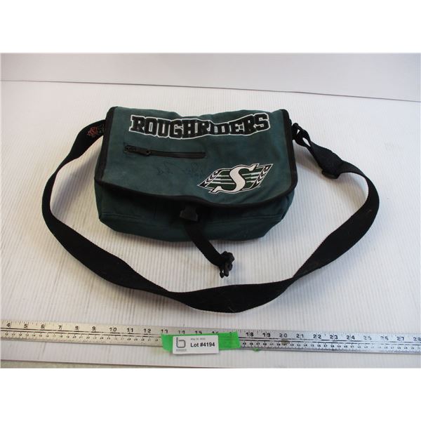 Saskatchewan Roughriders Signed Messenger Bag