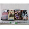 Image 1 : (4) "KISS," Band VHS Tapes