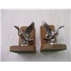 Image 3 : (2) Vintage Bird Wooden Bookends