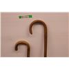 Image 4 : (2) Wooden Canes