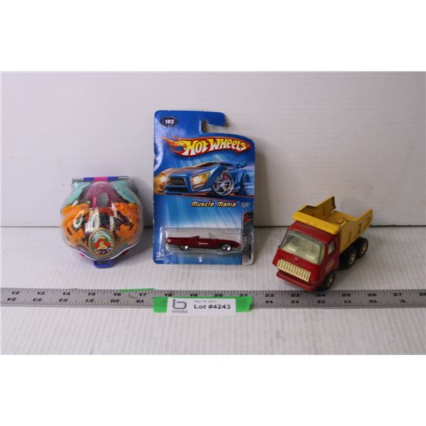 Tonka and Hotwheels Toy Cars and Ariel Toy