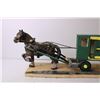 Image 3 : Wooden Folk Art Co Op Horse and Wagon