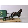 Image 6 : Wooden Folk Art Co Op Horse and Wagon
