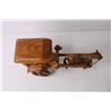Image 4 : Wood Carved Horse and Buggy