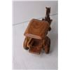 Image 6 : Wood Carved Horse and Buggy