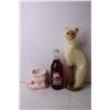Image 3 : Cat Candle, Full Soda Bottle, Planter, Misc.