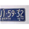 Image 3 : Alberta 1972 License Plate