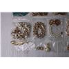 Image 5 : Lot of Costume Jewelry - Necklaces, Earrings, Brooches