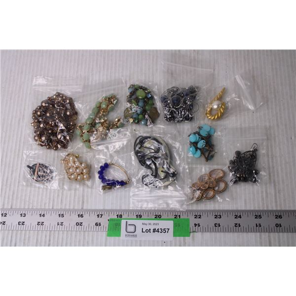 Lot of Costume Jewelry - Necklaces, Earrings