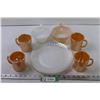 Image 1 : Fire King Cups+Plate and Bowls