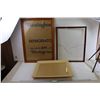 Image 1 : *(3) Picture Frames (19 1/2 x 23 1/2 ) (21 1/2 x 26 1/2) (33 1/2 x 23 1/2)