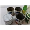 Image 3 : (5) Cigarette Tobacco Tin Cans+ (3) Glass Bottles