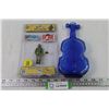 Image 1 : Gi Joe Action Solider+Blue Cello Glass Bottle